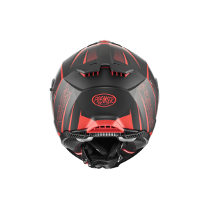 Casca Premier Typhoon FR 92 BM sisak, fekete/piros, 2XL, 3, nordicamoto.ro