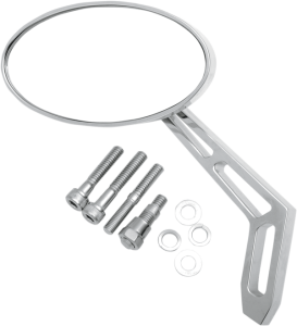 Billet Aluminum Mirrors With Clear Glass Silver, 2, nordicamoto.ro