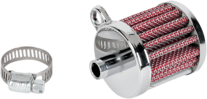 Mini Crankcase Vent Filter Red, 1, nordicamoto.ro
