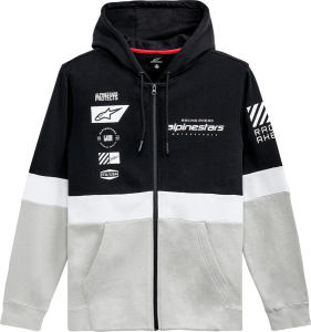 Hood Zip Positio Bk-wtBlack, White  S, 1, nordicamoto.ro