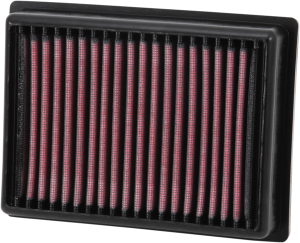High-flow Air Filter Black, Red, 2, nordicamoto.ro