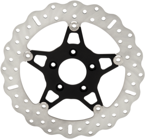 Fsd Series Stainless Steel Front Brake Rotor For Big Twins Black, Polished, 1, nordicamoto.ro