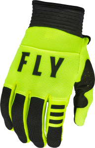 Outlet Street/ADV, Fly F-16 motorkerékpáros kesztyű, fluoreszkáló sárga/fekete, nordicamoto.ro