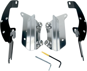Fats/slim Windshield Trigger-lock Complete Mount Kit Black, 1, nordicamoto.ro