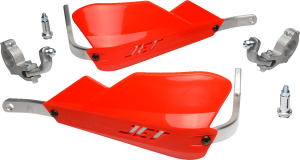 Jet Handguards For Tapered Handlebar Red