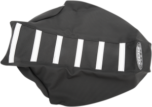 6-rib Gripper Seat Cover Black, 2, nordicamoto.ro