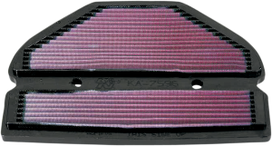 High-flow Air Filter Black, Red, 1, nordicamoto.ro