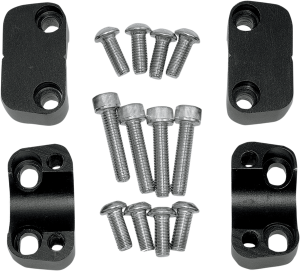 Oversize Handlebar Clamp Black, 2, nordicamoto.ro