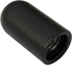 Aluminum Antenna Stud Cap Black, 1, nordicamoto.ro