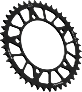 JT SPROCKETS Racelite alumínium hátsó lánckerék, fekete , nordicamoto.ro