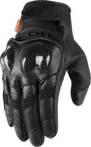 Manusi Textil/Piele Icon Contra2™ Black XL, 1, nordicamoto.ro