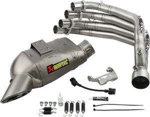 Sistem complet de evacuare Akrapovic Racing pentru Honda CB 650F titan/inox - S-H6R11-AFT, 2, nordicamoto.ro
