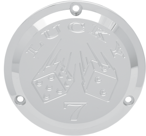 Chrome Billet Derby Cover Chrome