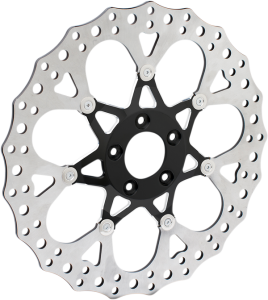 Two-piece Floating Brake Rotor Black
