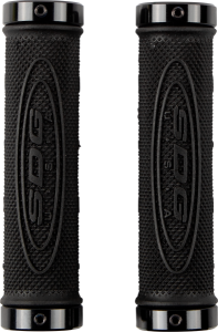 Locking Atv Grips Black