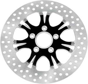 Two-piece Brake Rotor Black, Silver, Matte, 4, nordicamoto.ro