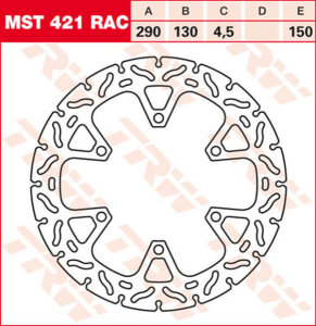 Contoured Fixed Brake Rotor