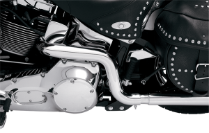Power Curve True-dual Crossover Header Pipes Chrome