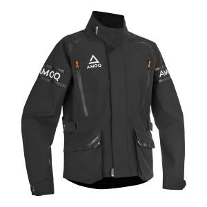 AMOQ Trophy V2 Enduro Jacket Black/Orange, XS