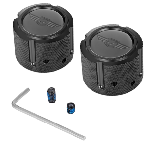 Front Axle Nut Cover Black, 4, nordicamoto.ro