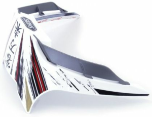 SHOEI XSPR3 sisak hátsó stabilizátor kiegészítő – arany/piros/fehér, 1, nordicamoto.ro