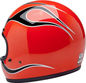 Gringo Flames Helmet Orange  XS, 4, nordicamoto.ro