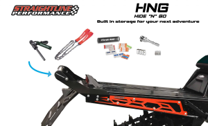 SPI hátsó lökhárító „Hide'N'Go” Polaris Matryx 155” Tunnel fekete fogantyúval/fekete lemezekkel, 2, nordicamoto.ro