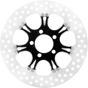 Two-piece Brake Rotor Black, Silver, Matte, 1, nordicamoto.ro