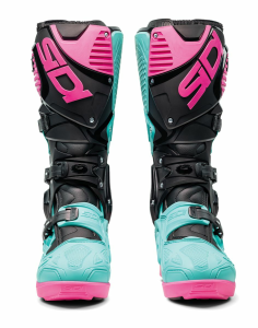 Sidi Crossfire 3 SRS csizma, fekete/menta/rózsaszín, 46-os méret, 3, nordicamoto.ro
