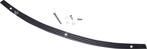 Flare Series Windshield Trim Black, 1, nordicamoto.ro