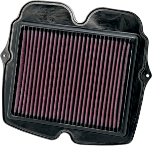 High-flow Air Filter Black, Red