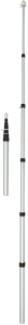 Telescoping Flag Pole Silver