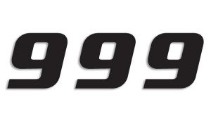 One Series Numbers Black, 1, nordicamoto.ro