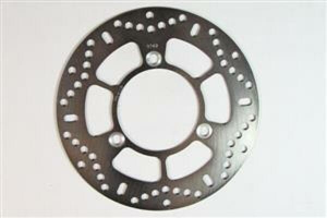 Round D-series Scooter Brake Rotor Silver, Stainless Steel, 1, nordicamoto.ro