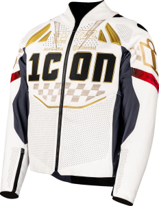 ICON Contra3 Rizz Rizz kabát, fehér, L-es méret, 1, nordicamoto.ro