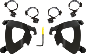 Gauntlet Fairing Trigger-lock Mounting Kit Black, 2, nordicamoto.ro