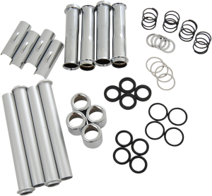 Pushrod Tube Kit Silver