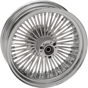 Wheel Assemblies Laced 50-spoke Rear Chrome Silver