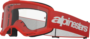 Alpinestars Vision 3 Wordmark piros síszemüveg, 2, nordicamoto.ro