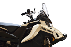 Powermadd Windshield Polaris Matryx Mid (18") Clear w/Black Graphics, 2, nordicamoto.ro