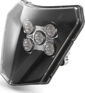 Kormányok/Szerszámok/Elektromos eszközök, FACTORY RACING LED-fényszóró, nordicamoto.ro