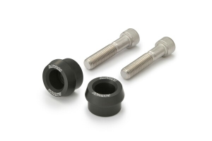 Bar End Mirror Adapter Black, 1, nordicamoto.ro