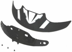 SHOEI NXR sisak hátsó szellőző kiegészítő, fehér/fekete, 1, nordicamoto.ro