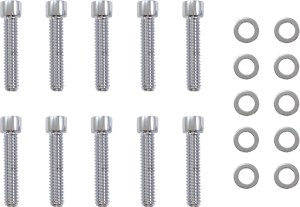 Bolt Kit Chrome, Polished, 2, nordicamoto.ro