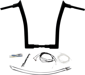 1-1/2(r) Ez Install Pointed Top Handlebar Kit Black, 1, nordicamoto.ro