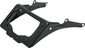 Carbon Fiber License Plate Mount Black, 1, nordicamoto.ro