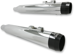 Slip-on Muffler Aluminum|carbon Fiber Chrome-black