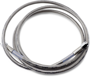 Universal Brake Line Silver, Clear-coated