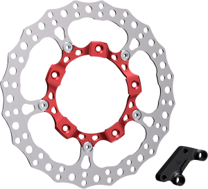 Big Brake 14(r) Full Floating Brake Rotor Kit Red