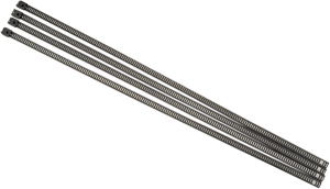 Stainless Steel Tie Wrap Black